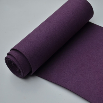 Tela de cuero resistente modificada para requisitos particulares del PVC del álcali ácido púrpura para la tapicería