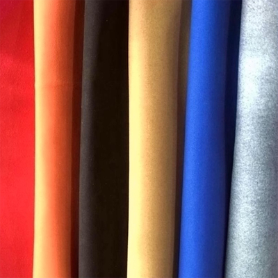 La microfibra indecolorable del ante del sintético de 0.65m m cubre la tela con cuero para los sofás