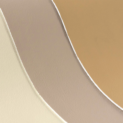 Color modificado para requisitos particulares de cuero sintético de la PU de Dull Beige de la anchura de TGKELL el 137cm