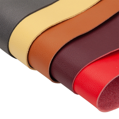tela de cuero del sintético artificial multicolor suave de 0.8m m para los bolsos