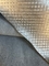 La tela de Gray Floor Pattern Silicone Leather se descolora - tridimensional resistente