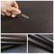 la tela de cuero Nappa del silicón de la anchura del 125cm texturiza resistencia de abrasión larga